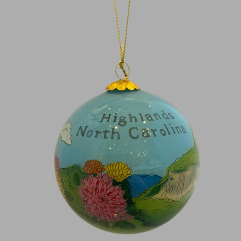 Highlands, NC Ornament *NEW* 2024 Version