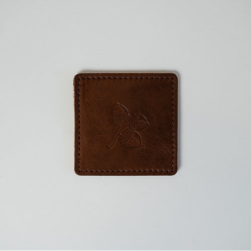 Old Edwards Inn Leather Coaster